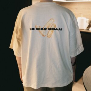 No ciao bella t-särk (naturaalne valge)